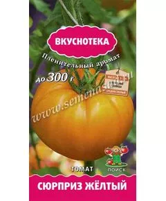 Томат "Поиск" Сюрприз желтый 10 сем, фото 